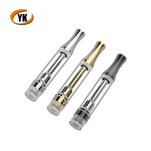 Empty or 1ml Glass CBD Vape Cartridge Ceramic Coil