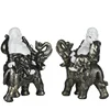 elephant ride Maitreya resin Decoration Buddha figurine