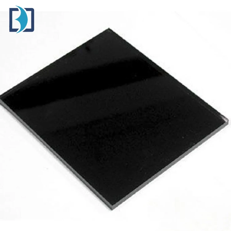 Hot Sale Standard Size Black Tempered Mirror Glass Sheet Price Buy