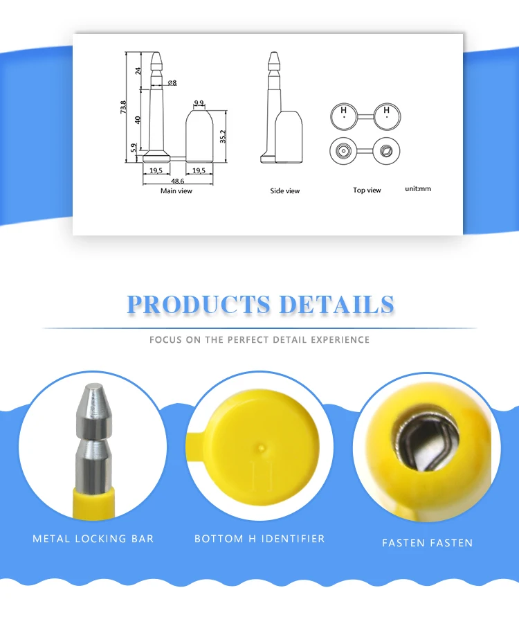 Ydbs012 High Security Tamper Proof Bolt Hs Code Seal Buy Bolt Seal