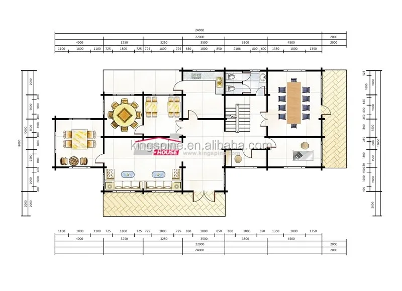 
small wooden house design KPL-034 wooden houses 