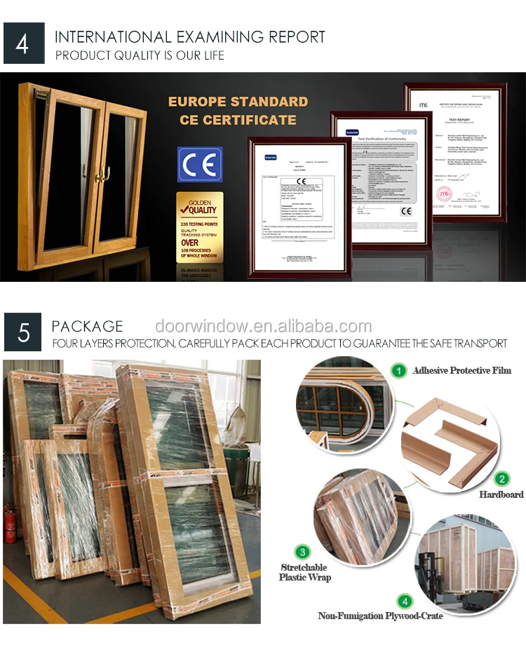 Unique products aluminum wooden window for passive house from china