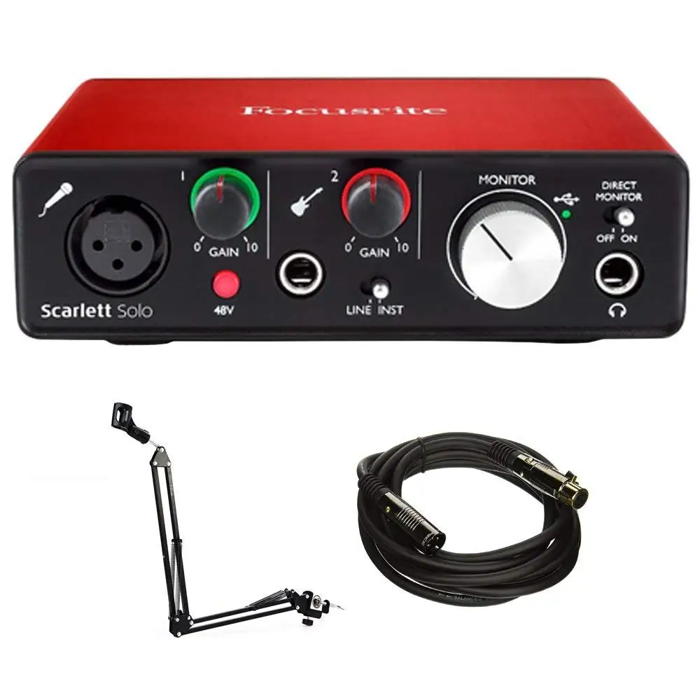 Focusrite scarlett solo. Фокусрайт Соло 2 поколение.