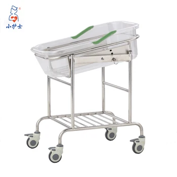 Hot Sale B 36 Hospital Stainless Steel Infant Bed Baby Crib Manual