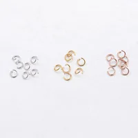 

1000pcs/bag Stainless Steel Connector 3 Colors DIY Jewelry Findings Wholesales 0.5*3.5mm Jump Ring
