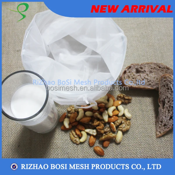 
private label nut milk bag/nut milk mesh bag/almond milk bag 