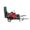 gasoline powered firewood processor with saw and splitting / 12 ton fire wood processor