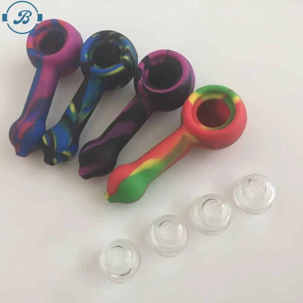 2017 Silicone Smoking Pipes Dab Rig Silicone Glass Dab Rig Buy