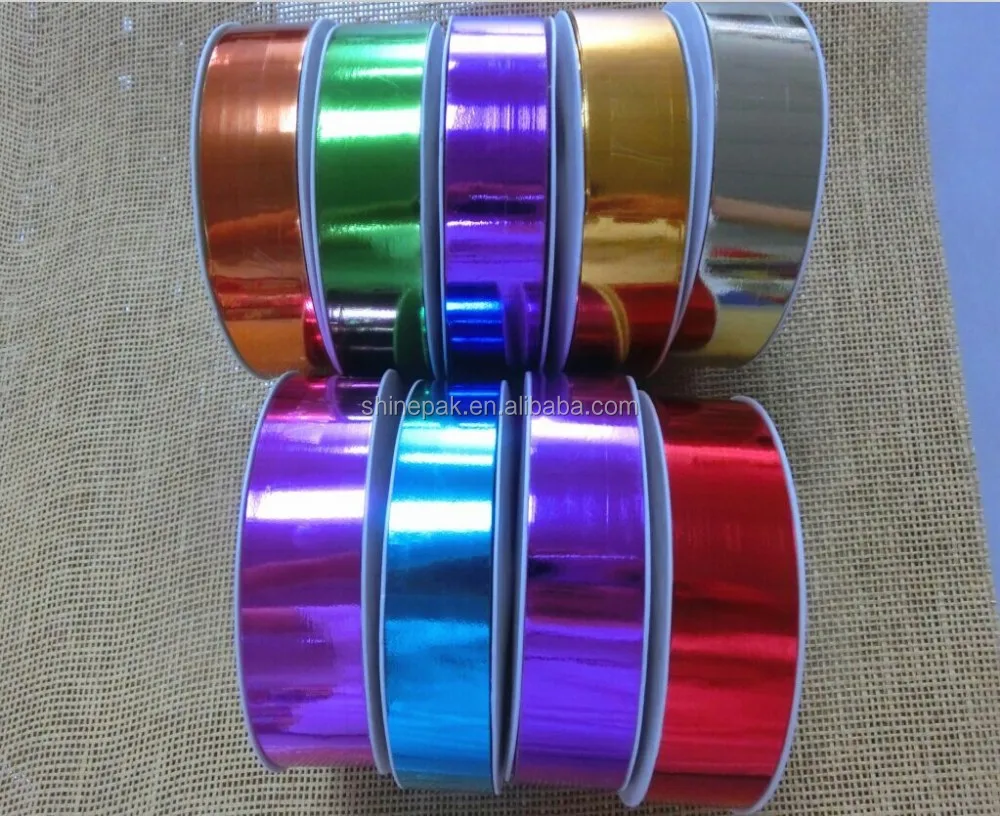 metallic ribbon