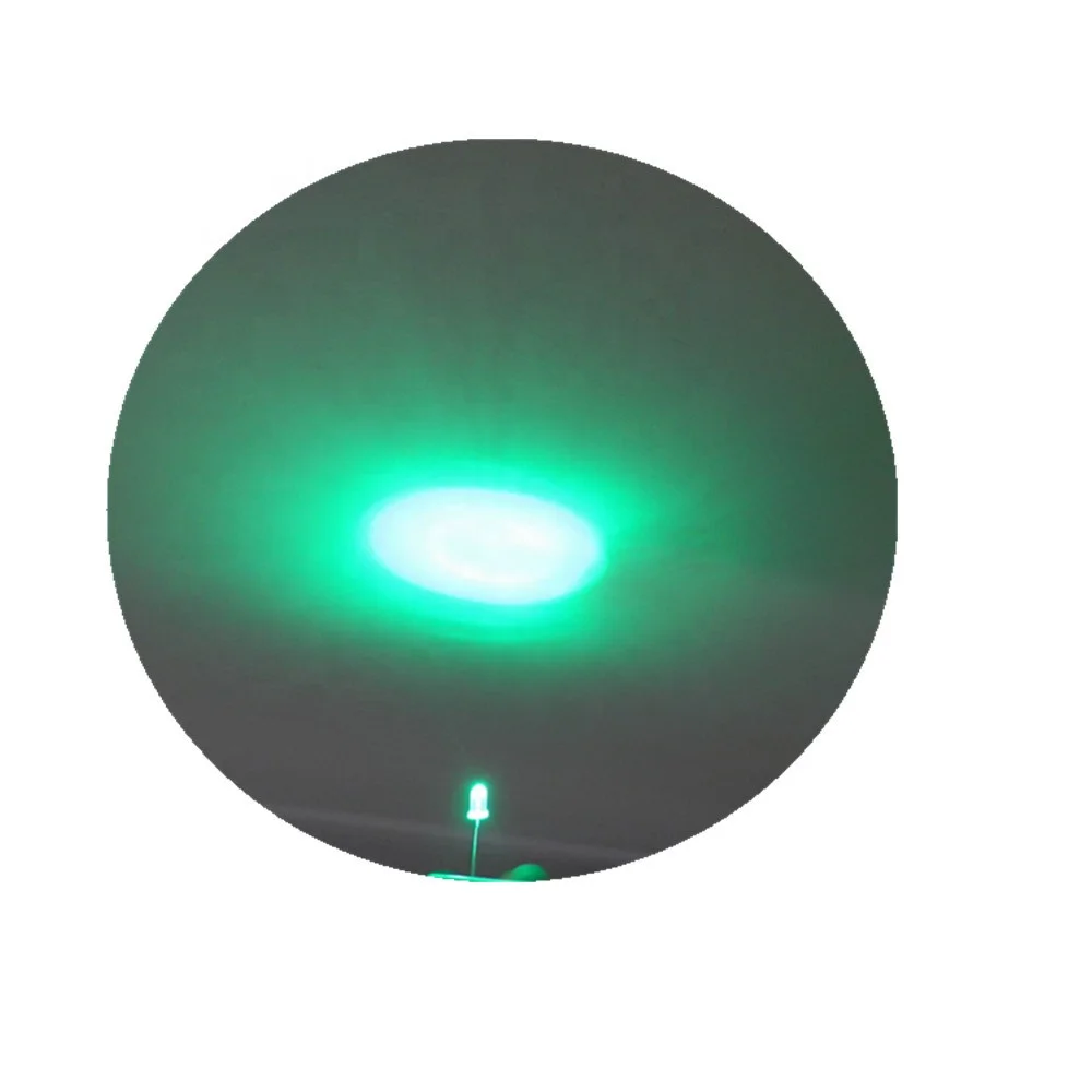
5mm Green led diode with 45 degree beam angle for Green LED Cross Light 