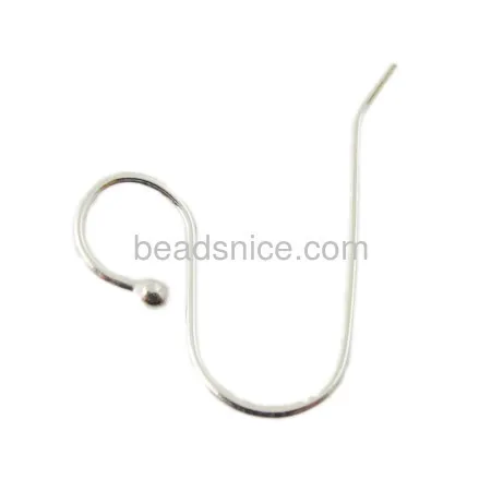 

Beadsnice 25418 unique findings hooks earring ear wires with ball end, 19X18X1.4mm, fashion jewelry