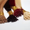 Popular extension tip russian brazilian virgin remy hair double drawn extensions pre bonded i tip