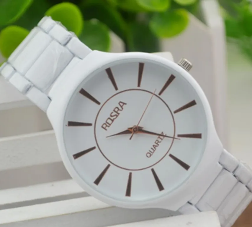 

hot sale white replacement ceramic watch band ceramic watch