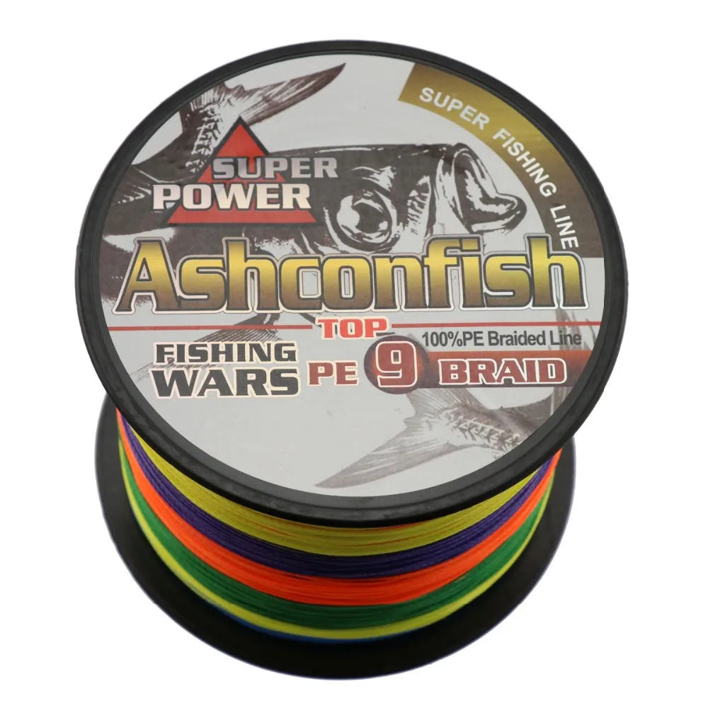 Super Strength Roundest 9 Strands 1000 Meters PE Braided Floating Line for River and Stream Tuna Fishing