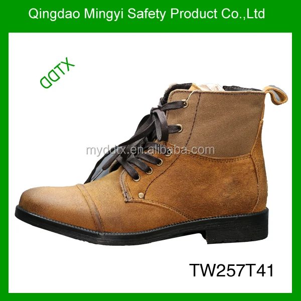 Product from China: Camel color ankle 6 inch boot china shoe factory