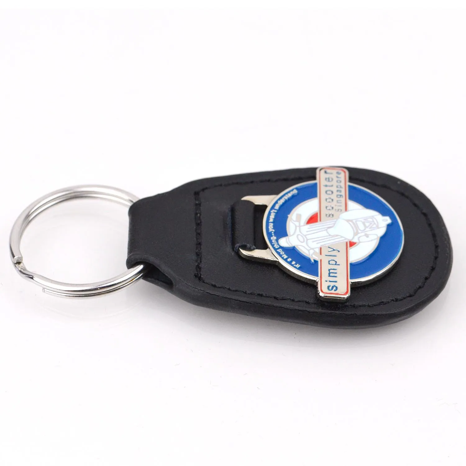 Custom Souvenirs Metal Key Holder Car Leather Key Holder For Multiple