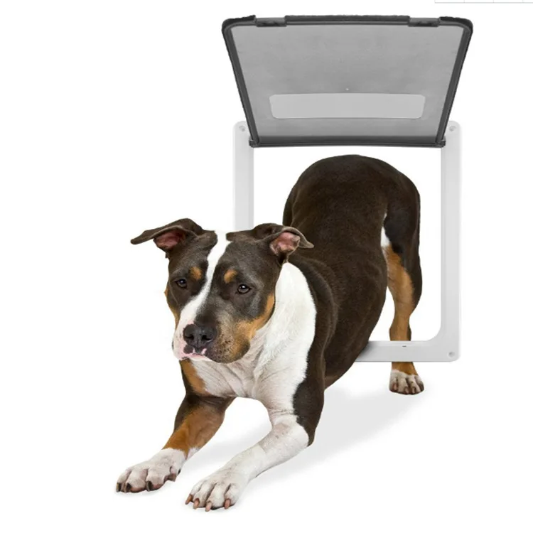 

Large Size Automatic Lock dog Door, Black