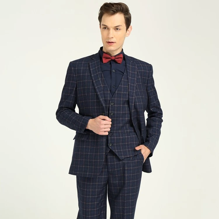 

New Arrival Pockets Men's Coat Pant Designs Wedding Suits Men's High-Class Suits, Customized