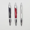 Custom cheap metal ball pen with rubber grip push button pen catalog