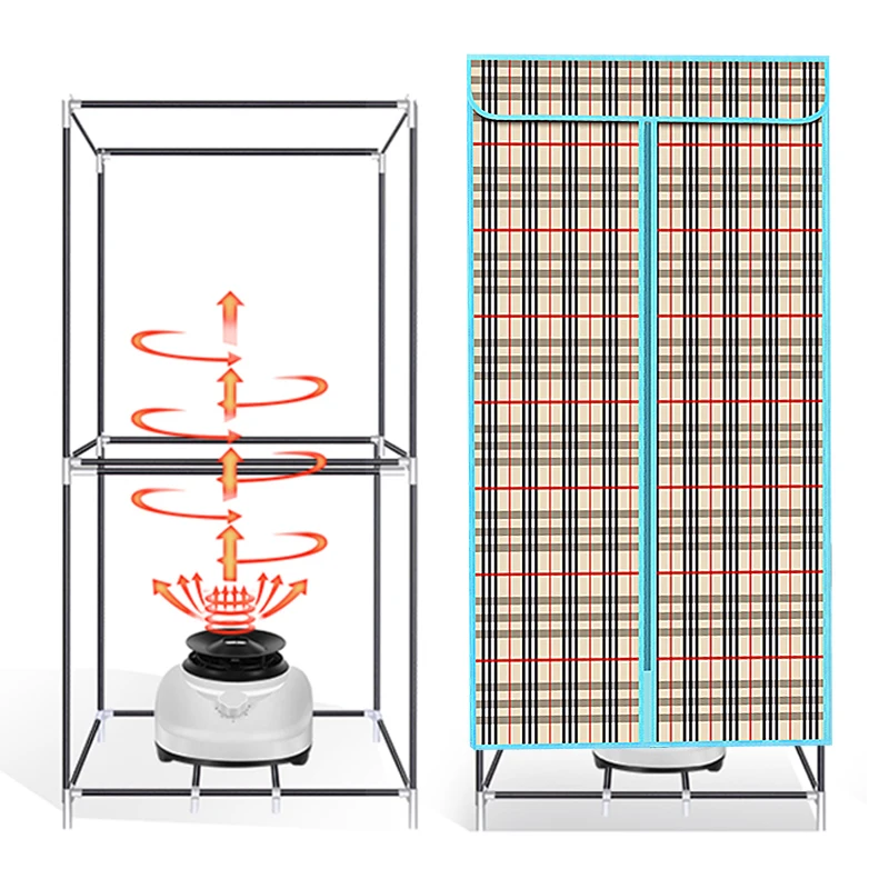 
logo custom Foldable electronic heated indoor airer clothes dryer 