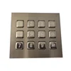 IP65 level stainless steel keypad metal ATM machine backlit keypad