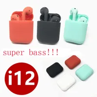 

2019 new high quality i12 TWS 1:1 Wireless 5.0 super bass earphones pk i10 i11 tws for iPhone xr 8 7