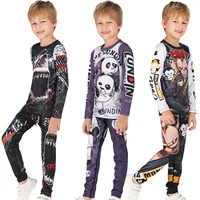 

Custom Kids BJJ MMA Wear Sublimation Printed Rashguard And Pants