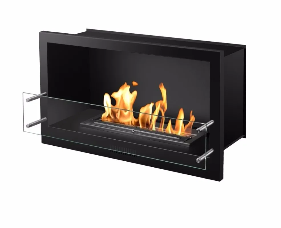 
Inno living fire 38 inch bio ethanol fire place in wall electric fireplace 