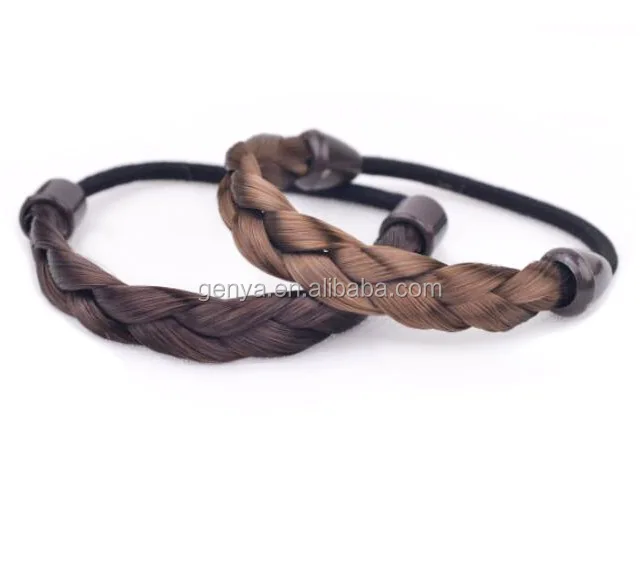 Wholesales Synthetic Elastic Hair Braids Braided Hair Ties Elastic