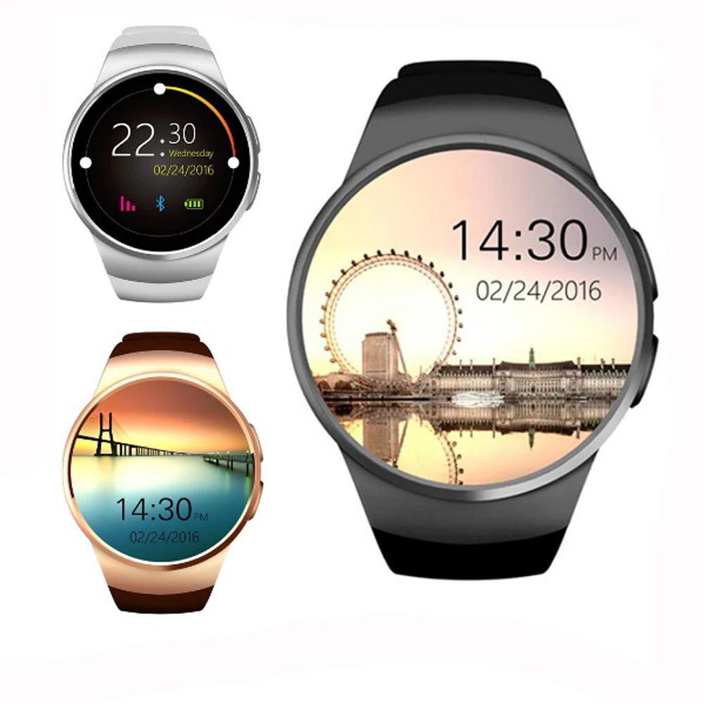 

KW18 Bluetooth smart watch full screen Health Tracker Support SIM TF Card Smartwatch Phone Heart Rate for smartphone