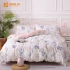 2019 designer factory direct duvet cover sheet pillowcase polyester printed bedding set