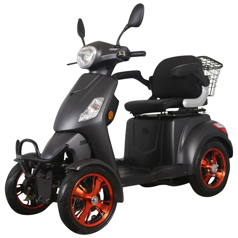 
4 wheel mobility electric handicapped scooter with chair for disabled 