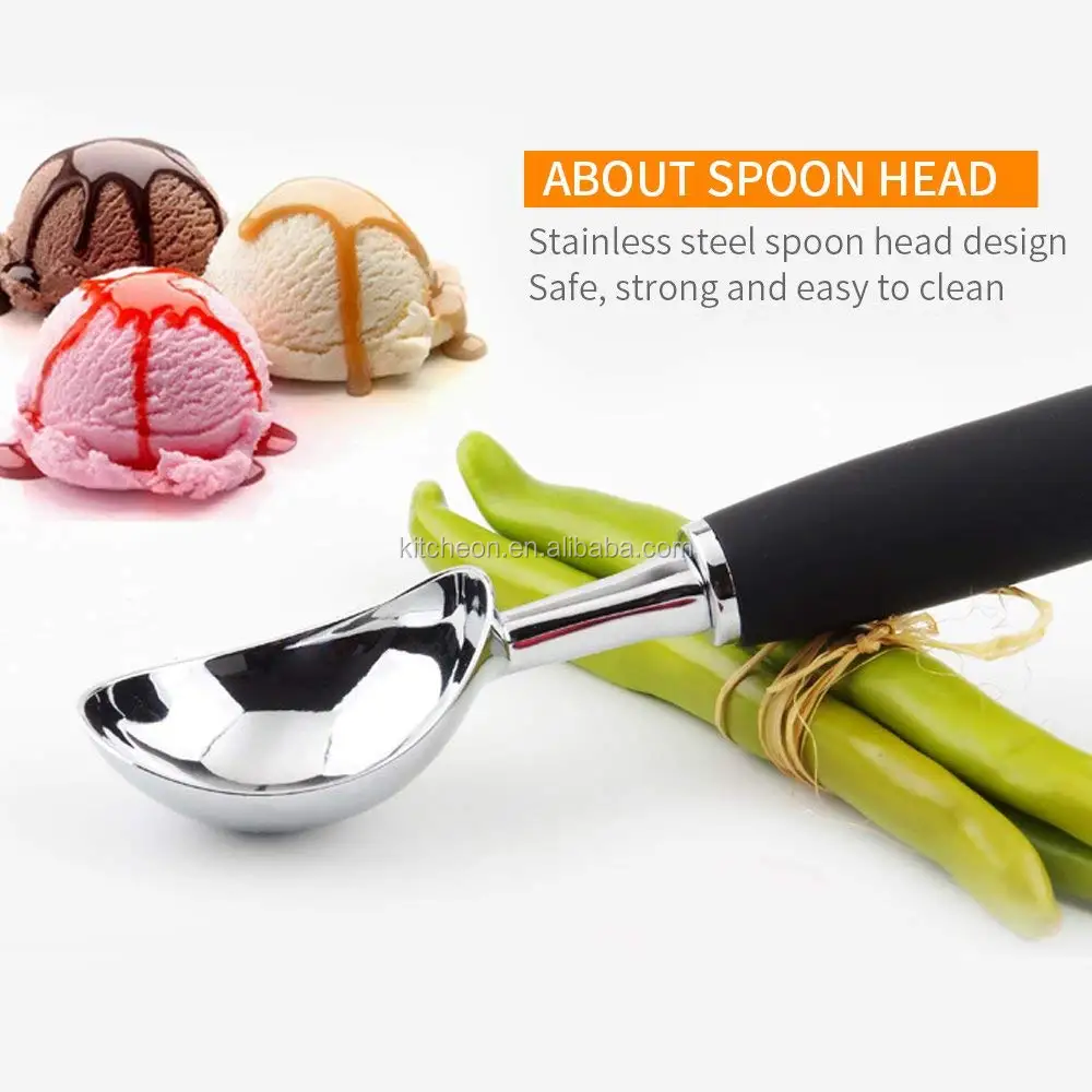 Professional Black Handle Ice Cream Scooper Buy Ice Cream Scooper