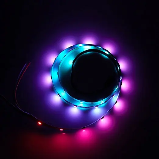 Led Light Strip 5050 RGB WS2812B 1M 3.2Ft 30/leds/m IP67 Waterproof Flexible Full Color Pixel White PCB 5V Dream Color