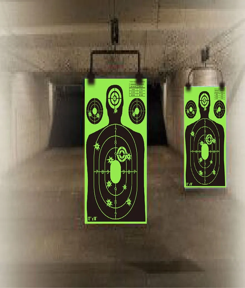 Shooting Targets Instantly See Your Shots Burst Bright Fluorescent