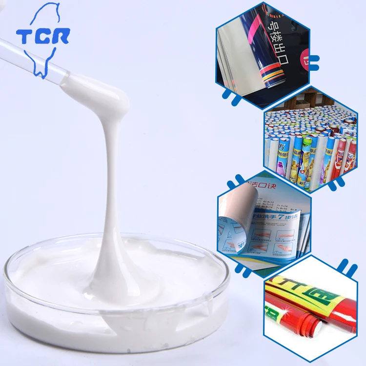 China Supplier Aqueous Acrylic Emulsion Water Based Adhesive Glue For