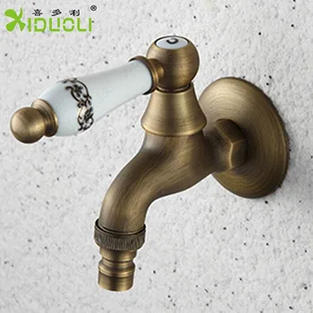 Antiguo Grifo De Latón Antiguo Grifo De Cuarto De Baño Lavandería Grifo