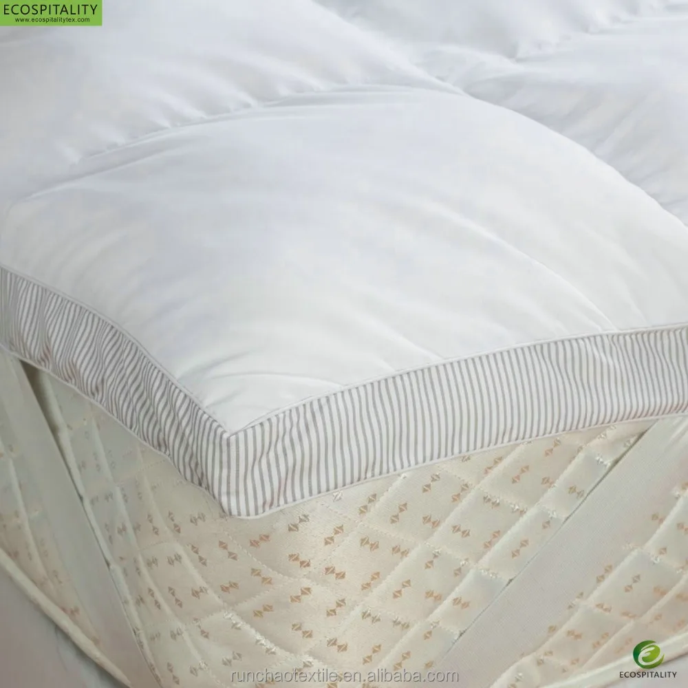 Fitted Hotel Mattress Pad With Elastic Band In Guangzhou Factory Buy