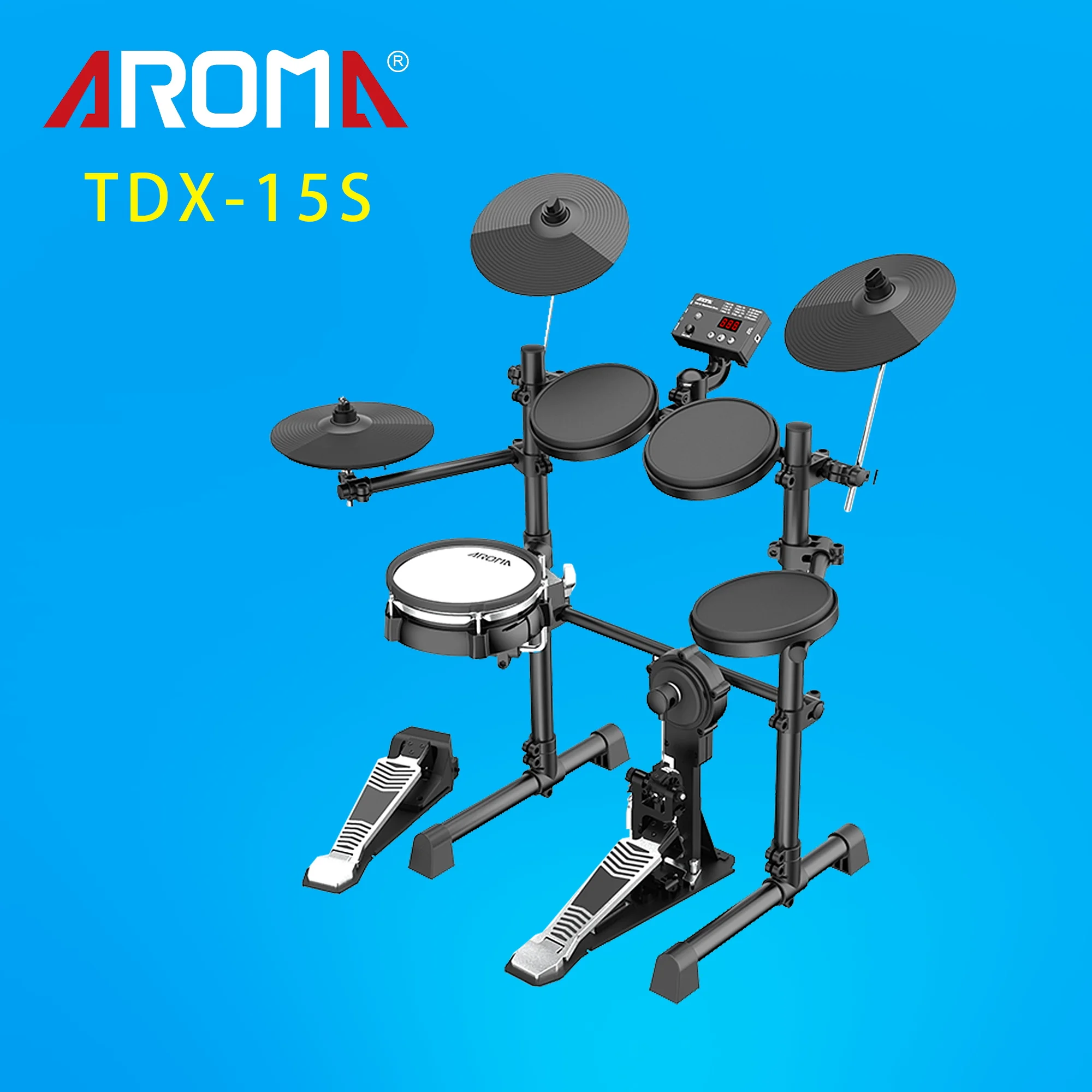 

TDX-15S high quality digital drum set cool professional electronic aroma drum kit