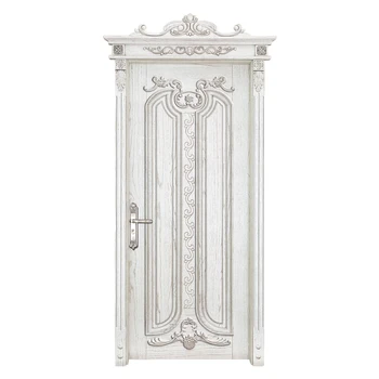 Solid Wood Artistic Door High Quality Customize Exterior Doors