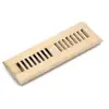 Durable Louverd Designed Cold Air Return Vent Easy Installation Self-Rimming Drop-in American Walnut Grille