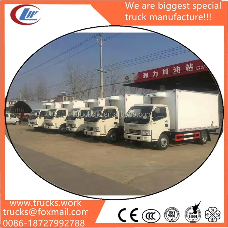 4x2 Dongfeng Chassis 4meters Length Van Fridge Refrigerator Truck - Buy