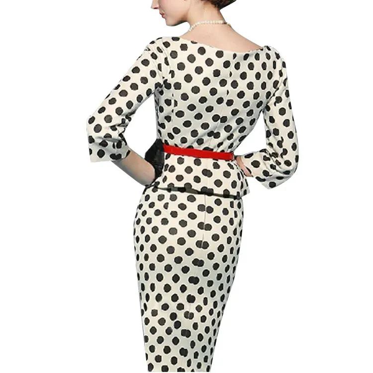 Fair Lady's Long Sleeve Suit Party Wear Business Dress