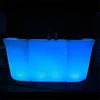 Waterproof led bar furniture big size table,portable bar counter table with RGBW for night club used