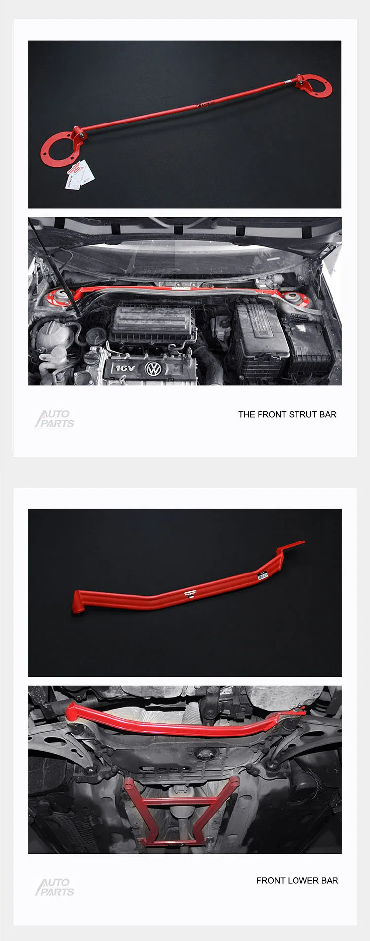 LVTU Factory strut brace strut bar body kit strut tower bar For