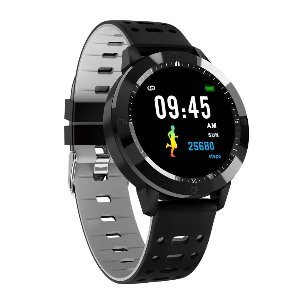 

BTWear CF58 Smart watch IP67 waterproof Tempered glass Activity Fitness tracker Heart rate monitor Sports Men women smartwatch