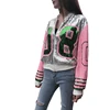2019 New Women's Sequin Blazer Long Sleeve Clubwear Sparkly Bomber Jacket