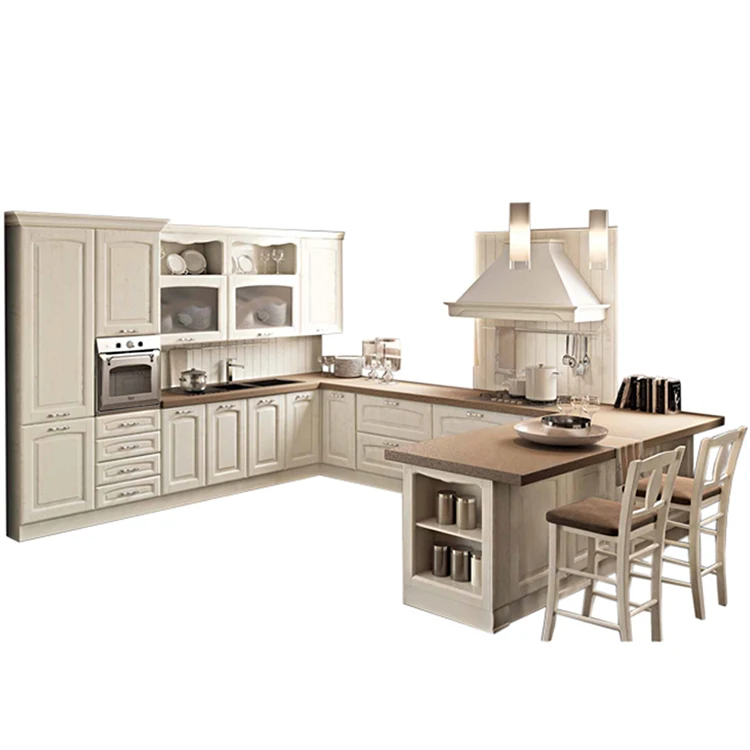 Gabinete De Cocina De Madera Maciza Personalizado Cbmmart - Buy