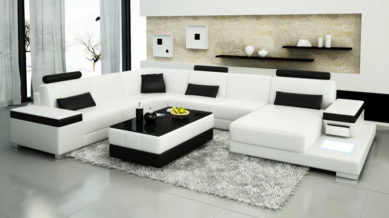 30% off Hot-selling living room leather sofa, living room furniture