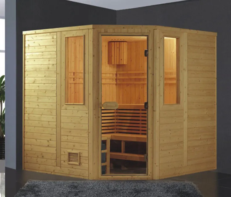 HS-SR010 russian sauna room,6 person traditional sauna